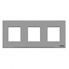 Рамка 3 поста ABB ZENIT, белое стекло, N2273 CB