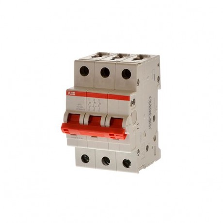 ABB 2CDD283101R0025 Рубильник 3пол. SD203//25 рычаг крас., SD203//25