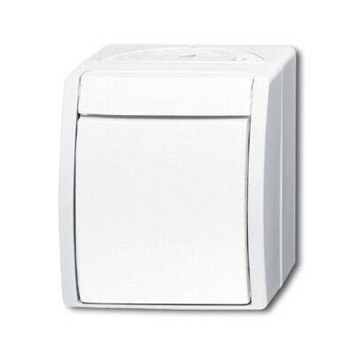 Выключатель 1-клавишный ABB OCEAN, альпийский белый, 2601//2 W-54