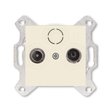 Розетка ABB LEVIT, скрытый монтаж, слоновая кость, 5011H-A03503 17W